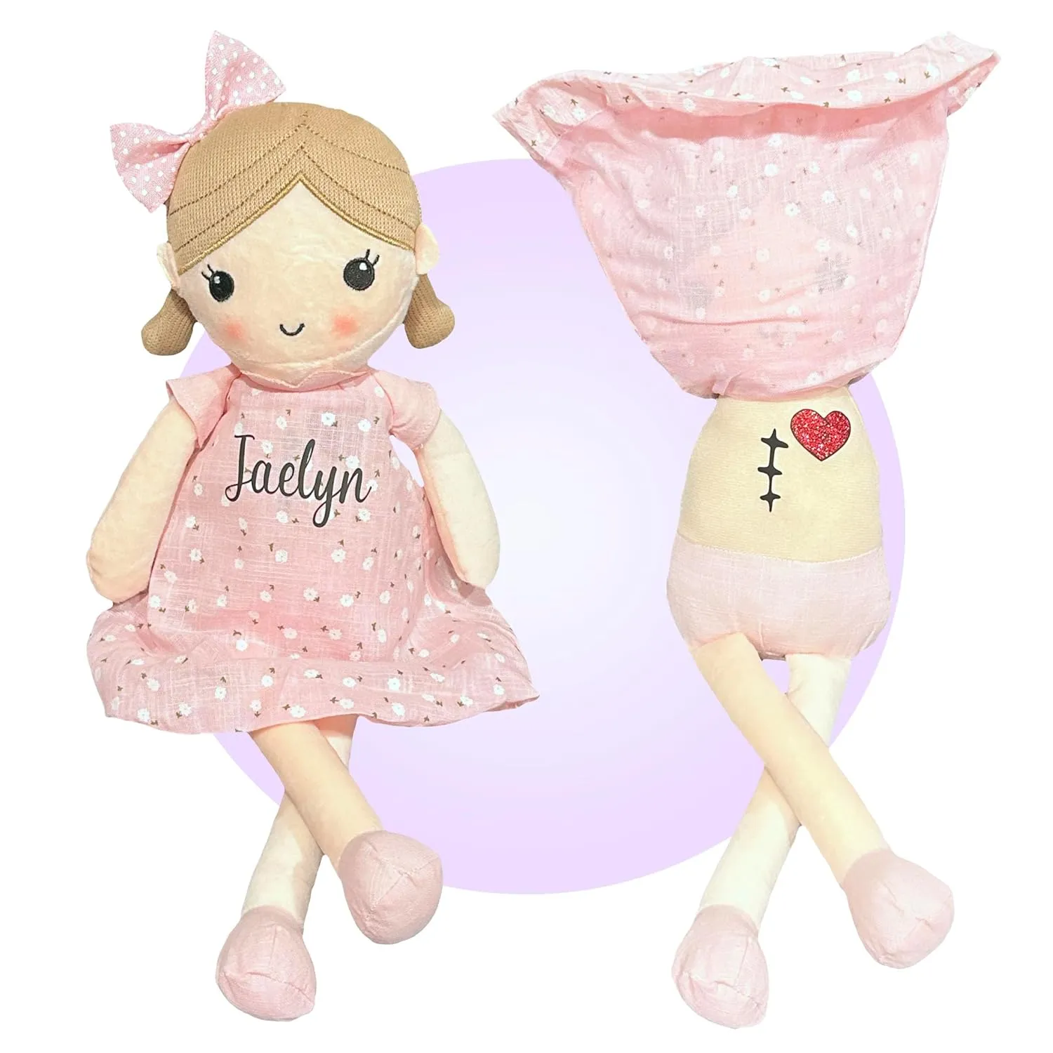 Locations - Gift Wrapped - Heart Warrior Baby Gifts(Pink Dress) Open Heart Surgery Gifts - Personalized 14" Surgery redwing cougar tomato Baby Doll - Heart Surgery Gifts for Kids - Heart Surgery Recovery Gifts - Custom Scar 