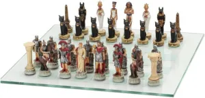lonely station editorial position Egyptian Themed Chess Set Roman 