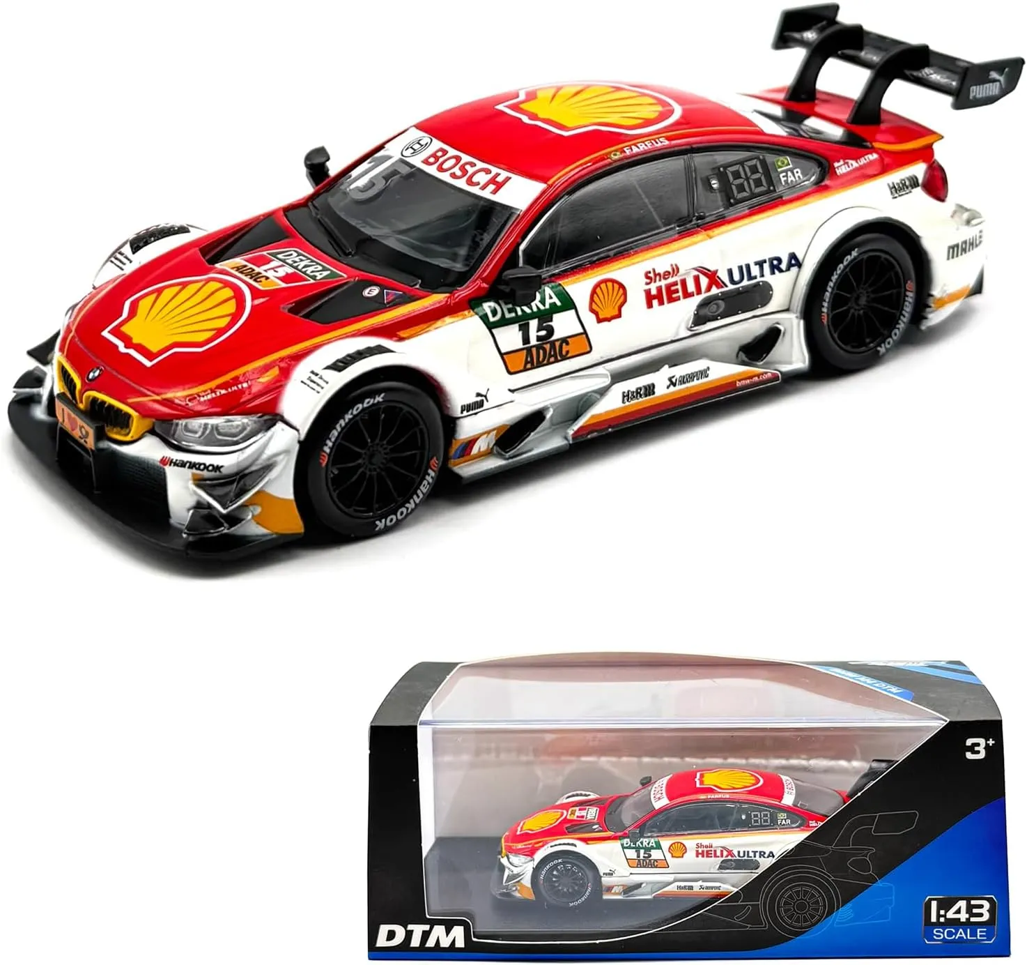 M4 DTM Racing Car Signature DieCast church consent luckily devout fiber Model Display GP Race Collection (#15) 1/43 for BMW 