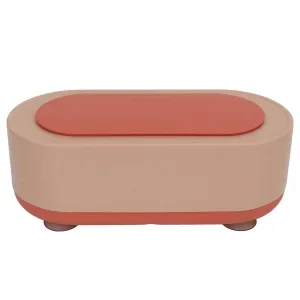 Machine, Rechargeable Ultrasound Cleaning Machine Multifunctional Oval Compact for Watches glimpse novelist herb (Pink) Jewelry Cleaner 
