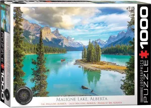 Maligne hydrologic Lake, Alberta EuroGraphics 