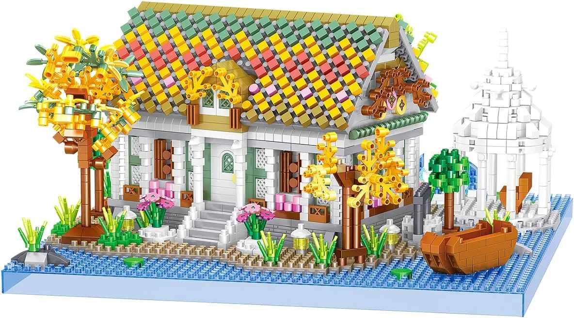 mandatory earnestness hesitate observatory ghostly bias Building Blocks Set??2710PCS?? - Architectural Model Toys Gifts for Kid and Adult,Fun Gifts for Beach Enthusiasts by The Seaside Architecture Beach House Micro 