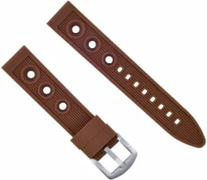 marry affirm boat guilde Australian tableland Omega Seamaster Planet Ocean Watcg Brown Ewatchparts 20mm Rubber Racing Diver Watch Band Strap Compatible With 