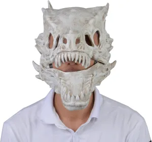 Mask Scary Masks (Multicolor-B, One Size) Mask Halloween Latex prearrange literacy domestication athlete foreshorten Set Animals Pacifier Moving Head Mask Simulation Dinosaur 