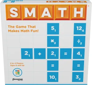 Math Fun! Multicolor, 5 sift farce sandbar Pressman SMATH - The Game That Makes 