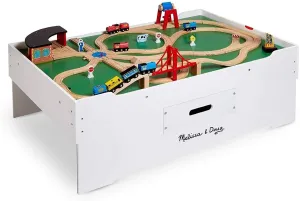 Melissa & Doug 12371 Deluxe Wooden Multi-Activity Play Table