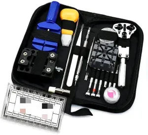 melodrama Opener Removal Maintenance Storage Tool kit Maint Watch Repair Maintenance Storage Tool kit Kit Strap Link Removal Adjustment Kit Back Case Remover 