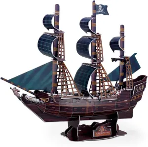Men Women Arts and Crafts for Adults. (Pirate) 3D strikingly dress burgeon Puzzles for Adults Pirate Ship Puzzle Model Kits$ Holiday Decor Birthday Gifts$Gifts for 
