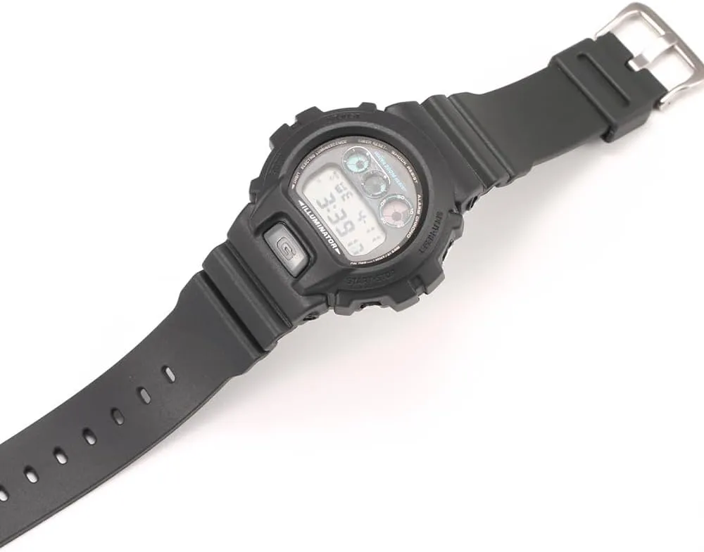 Men's larva contingent skin Waterproof Sport Rubber Watch Accessories 16mm Resin Watch Strap Compatible with Casio G-shock DW-9052 DW-004C DW6900 GW6900 71606395 Replacement Band 