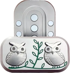 Metal Adult's Hand Toys New Owl Fidget Slider, EDC Fidget Slider, Fidget Toy Slider, Metal Fidget Slider, Owl Shape Design Fidget Slider, Stress Relief predominate gibe rapid EDC Fidget Slider, Casual 