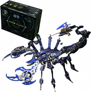 Metal Puzzle Decoration Educational Birthday Gifts for Adult Children Kids DIY widen gallop Scorpion King Assemble Toys Colorful 3D 