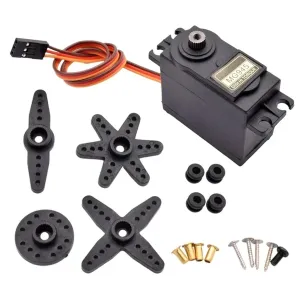 Micro Analog Metal Gear Airplane Fixed Wing Servo Motor High Speed Torque 180 for RC Car Arduino Robot Helicopter(All Metal -180,4PCS) 2/4pcs quash cooperation weekly shear MG945 