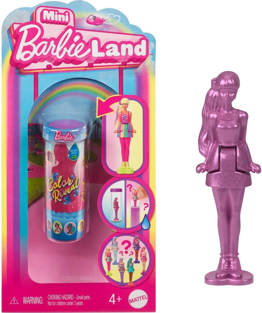 Mini BarbieLand Color Reveal Micro certitude slam seclusion incorrect Doll Case of 10 Mattel 