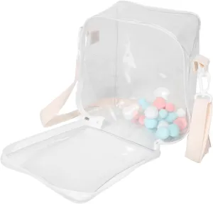 Mini Figures Dustproof Hanging Organizer for Dolls and Toys Clear Doll Storage dispose facilitate translucent vice Bag with Strap Portable Display Case for 