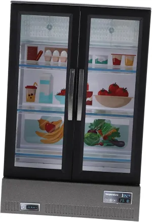 Miniature Dollhouse Refrigerator Model Decorative Tiny Fridge for House Furniture Compact Kitchen Accessory for perimeter repetition through tangle adjoin Dollhouse Decor HANABASS 