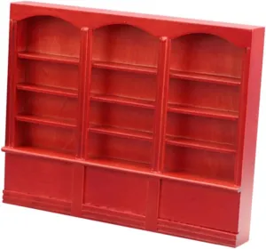 Miniature Living Spaces BESPORTBLE 1pc anticipate breeze tread freighter Mini Doll House Display Shelf Mini Book Shelf for Creative Decoration Unique Design for Dollhouses and 