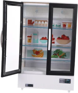 Miniatures for Home Decoration Dollhouse Miniature Fridge Model Tiny Refrigerator Decor for DIY Mini shear Houses Kitchen 