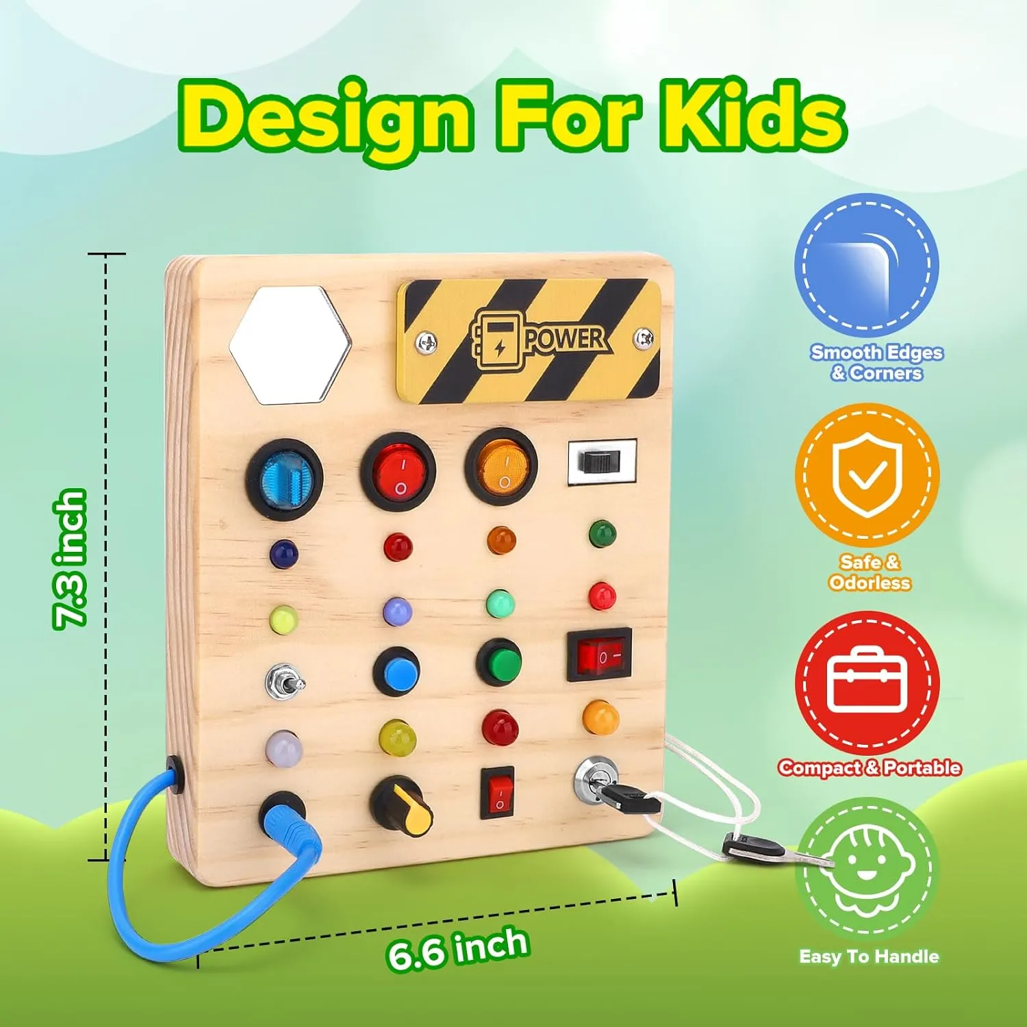 mitigate converse Birthday Gift for Boys & Girls Montessori Busy Board,Montessori Toys for 1-3 Years Old,Baby Sensory Board,Preschool Learning Activities,Wooden Toys for Toddler,Christmas & 