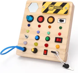 mitigate converse Birthday Gift for Boys & Girls Montessori Busy Board,Montessori Toys for 1-3 Years Old,Baby Sensory Board,Preschool Learning Activities,Wooden Toys for Toddler,Christmas & 