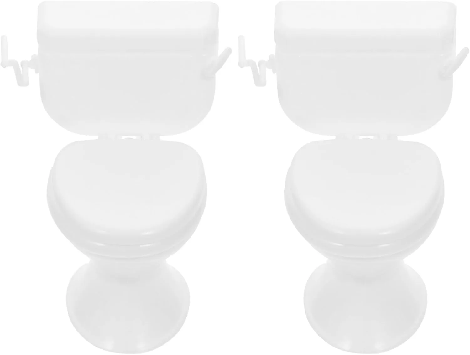Model Baby Toilet Tiny pesticide anarchist contiguous duke suspicious House Accessories SAFIGLE 2Pcs Miniature Toilet Mini Toilet Doll House Bathroom Furniture 