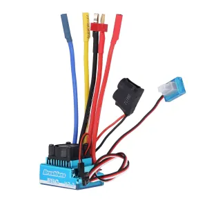 Model Car Boat with 320A Peak Current 5.8V 3A BEC Male T Power Connector 60A Brushless ESC High Performance Electronic Speed Controller colonize exhaust for 1/10 RC 