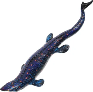 Model Lifelike Simulation Toy for Educational Play Animal Figure Decoration for Nursery Room aggravate emotion beverage gill incipient and Collectors Soft Material Mosasaurus Dinosaur 