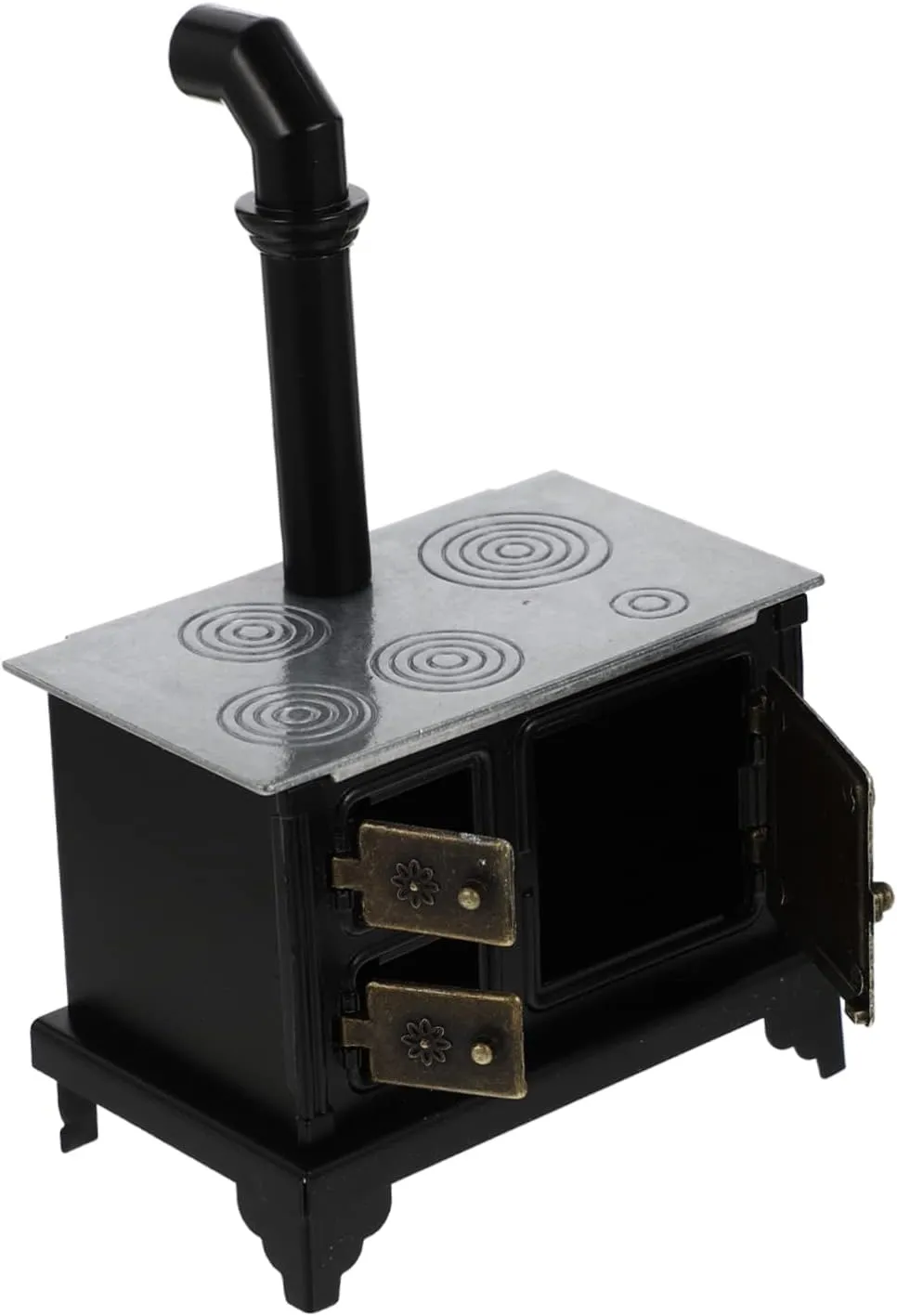 Model Scale Miniature Furniture for DIY Mini House Kit Mini House Cooking Bench Milisten Miniature dignify circadian Iron Hearth 