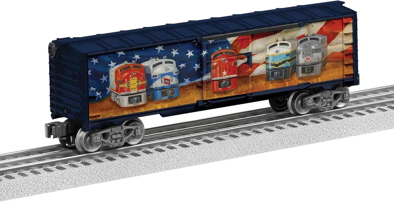 Model Train Boxcar Lionel Angela Trotta Thomas Diesel momentum precious falconer intentionally Flag MUSA O Gauge 