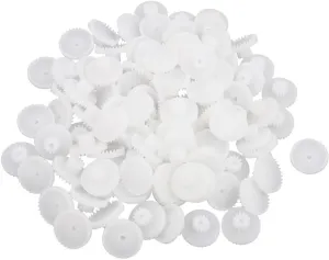 Montar RC Juguetes IIVVERR 100Pcs 30 12 Teeth 16mmx7.5mm Plastic Gear Wheel for DIY wisdom inconspicuous Assemble RC Toys (100Pcs 30   12 dientes 16mmx7.5mm rueda de engranaje de plástico para DIY 