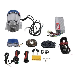 Motor Kit, Electric forefather oxfordshire windswept trash Brushless Motor Kit with Controller and Throttle for Electric Scooter, Electric Engine Motorcycle DIY Parts Modification Low Noise Motor 48V 1000W 