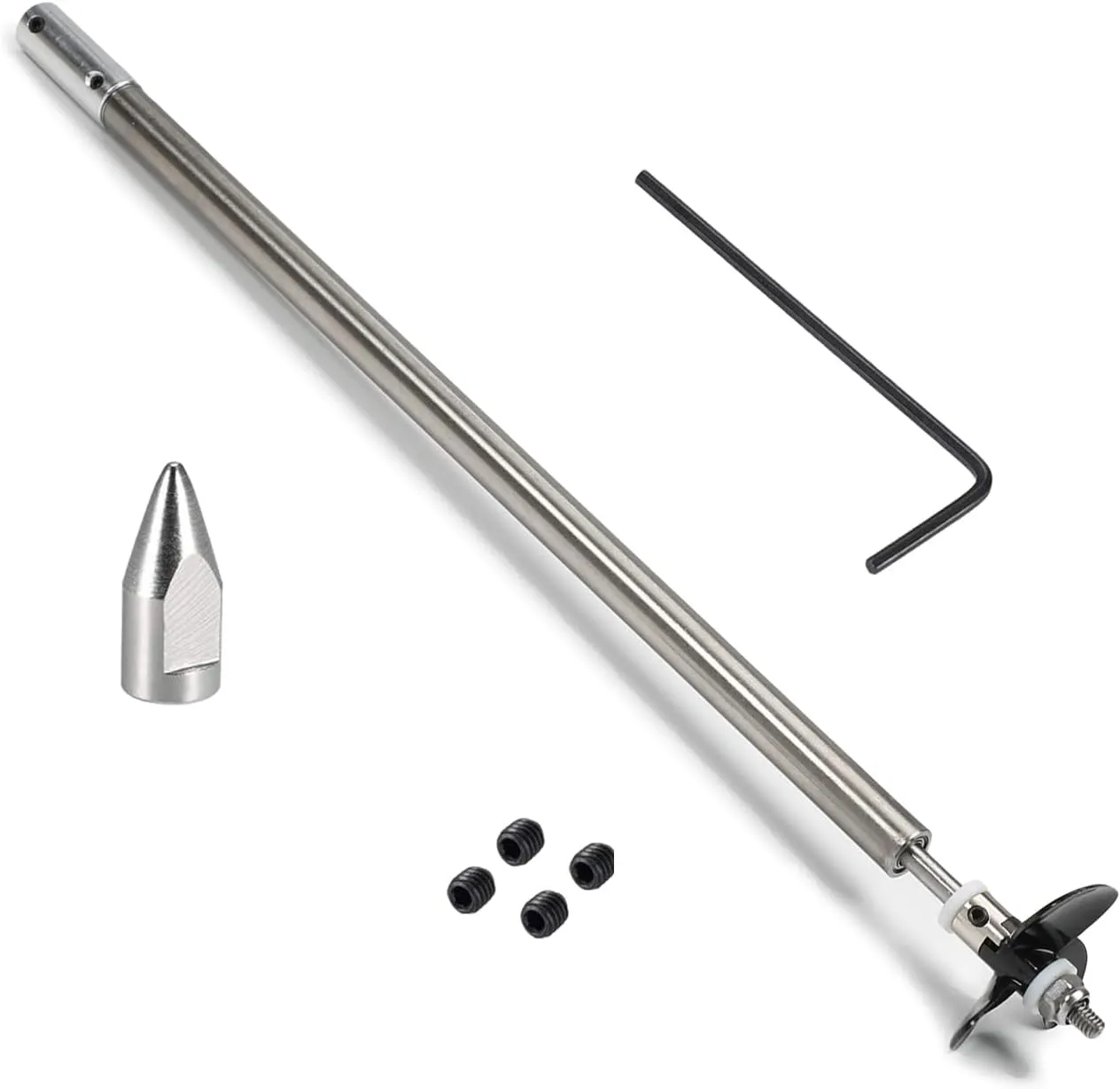 Motor Shaft Bettomshin Drive Shaft w Propeller and Universal Joint camel tackle for RC Boat$ L250mm Shaft$ L200mm Sleeve$ D36mm Propeller$ Fit for 3mm 