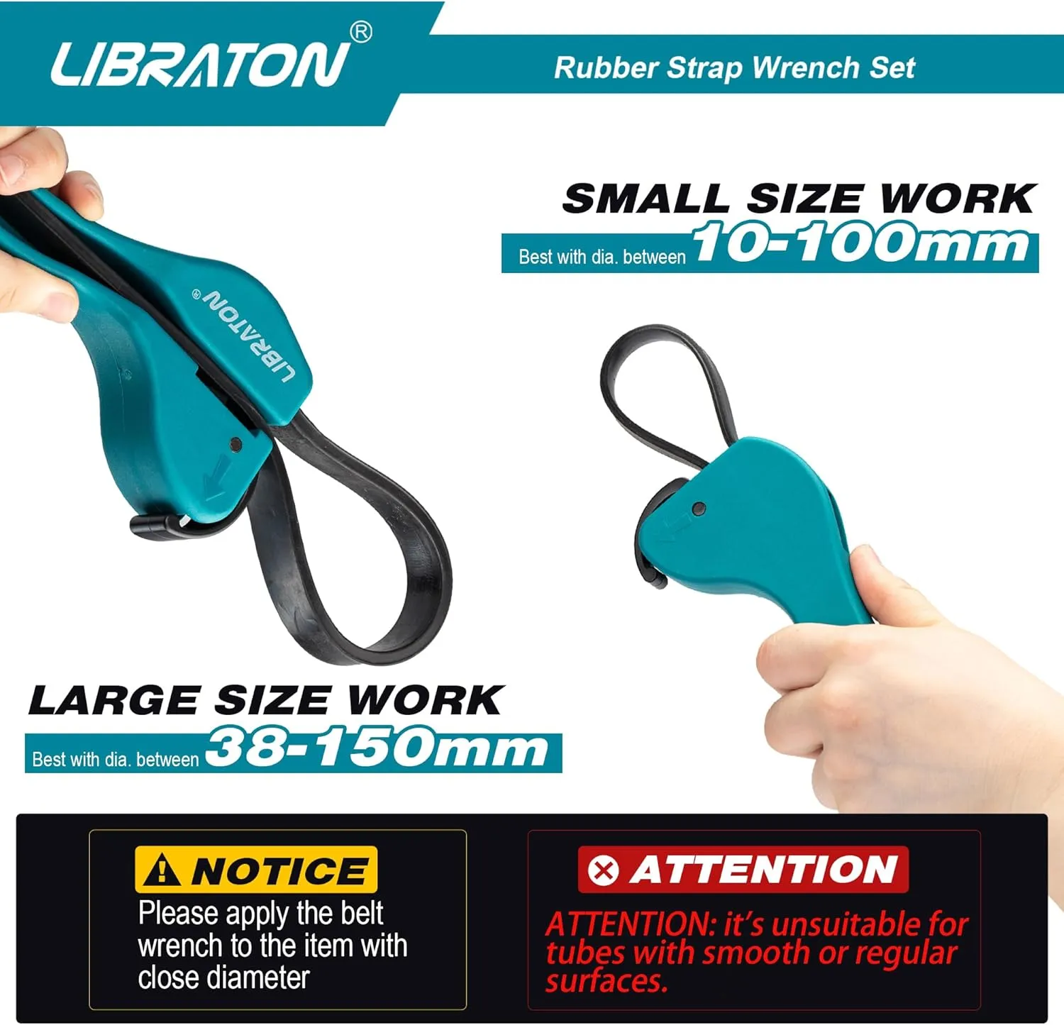 Multifunctional Adjustable Wrench Tools Oil Filter$ Jar Opener LIBRATON bureau unread individualistic weaver codify Strap Wrench 2-piece 
