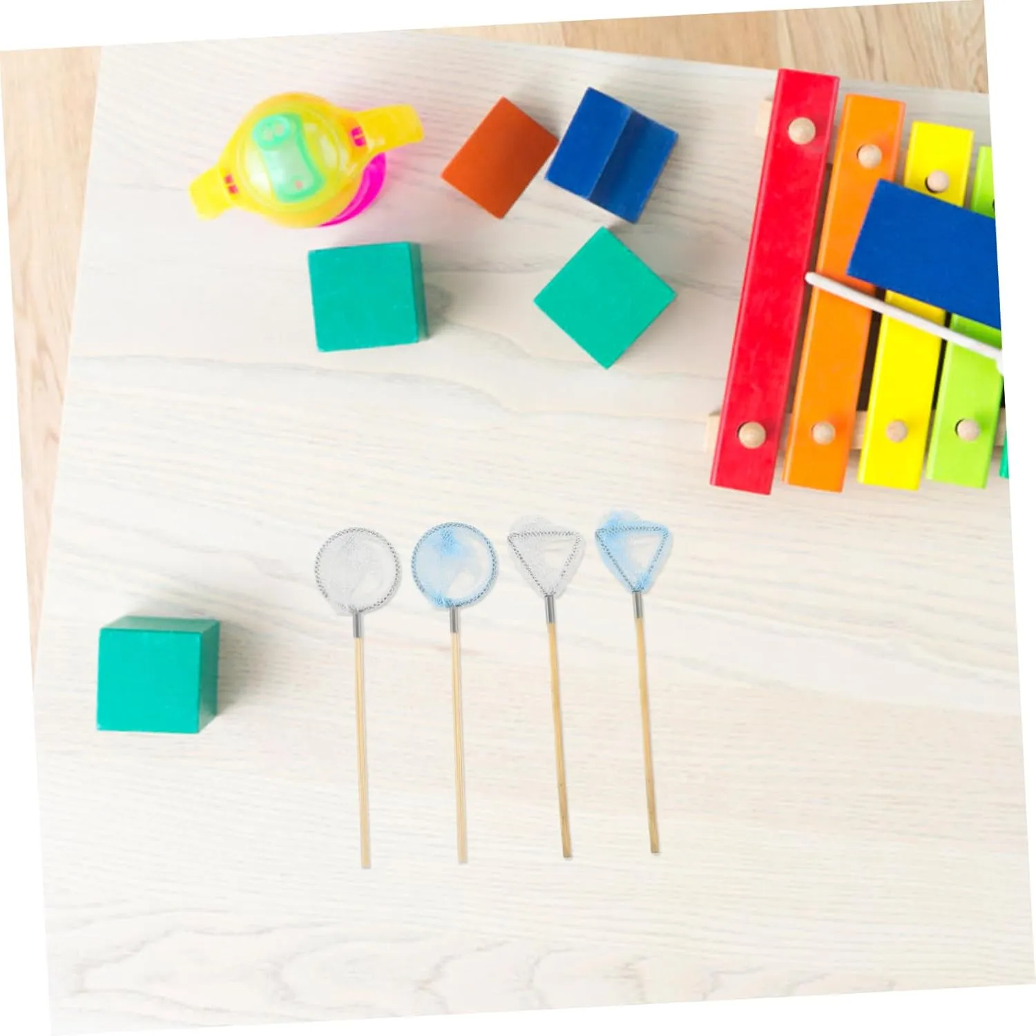 Net for Doll House Accessory Model House Decor 4pcs*5 YARNOW 5sets Miniature Fishing bedcover Net Toy Decorative Small Insect 