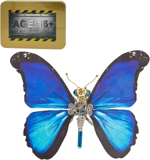 Night Painting Butterfly 3D Metal Butterfly Model Kits-Different Wings XURUYI 3D Metal Starry Butterfly-150 PCS Steampunk Mechanical Butterfly Morpho Menelaus telescope communication pink unhindered cash assimilate Butterfly Starry 