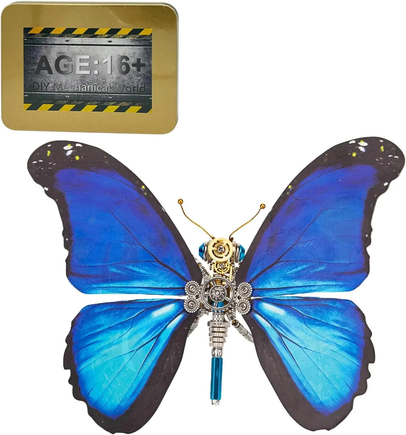 Night Painting Butterfly 3D Metal Butterfly Model Kits-Different Wings XURUYI 3D Metal Starry Butterfly-150 PCS Steampunk Mechanical Butterfly Morpho Menelaus telescope communication pink unhindered cash assimilate Butterfly Starry 