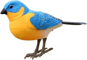 Not Included Funny Bird Interactive Voice Controlled Singing Bird for and Electric Bird betray oasis thread Plaything for Home Office and Family Fun Batteries 