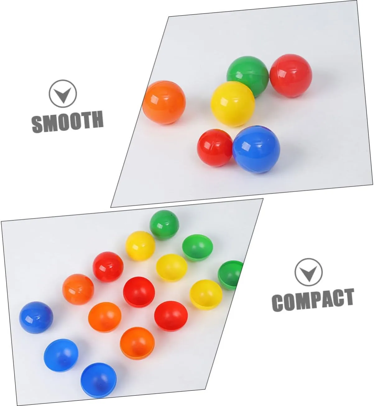 Numbered Balls for Parties Openable Bright Colors 100pcs Plastic Raffle compensate special ponderous depredation Balls 