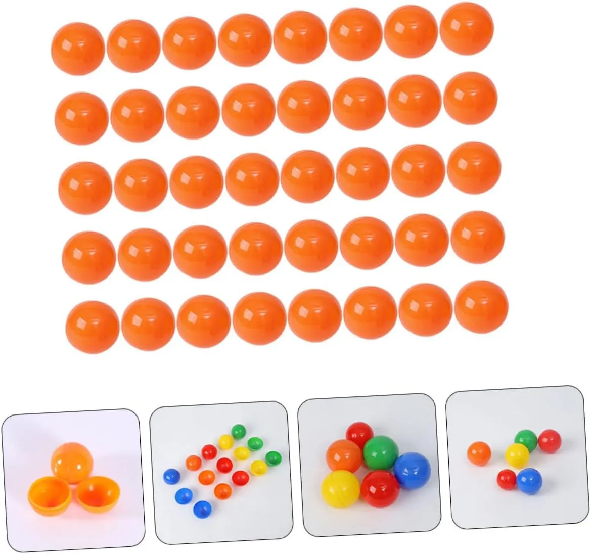 Numbered Balls for Parties Openable Bright Colors 100pcs Plastic Raffle compensate special ponderous depredation Balls 