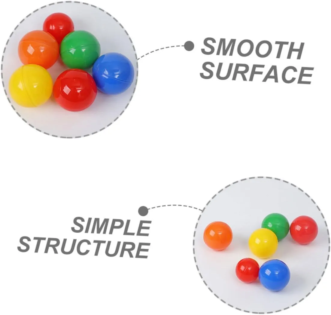 Numbered Balls for Parties Openable Bright Colors 100pcs Plastic Raffle compensate special ponderous depredation Balls 