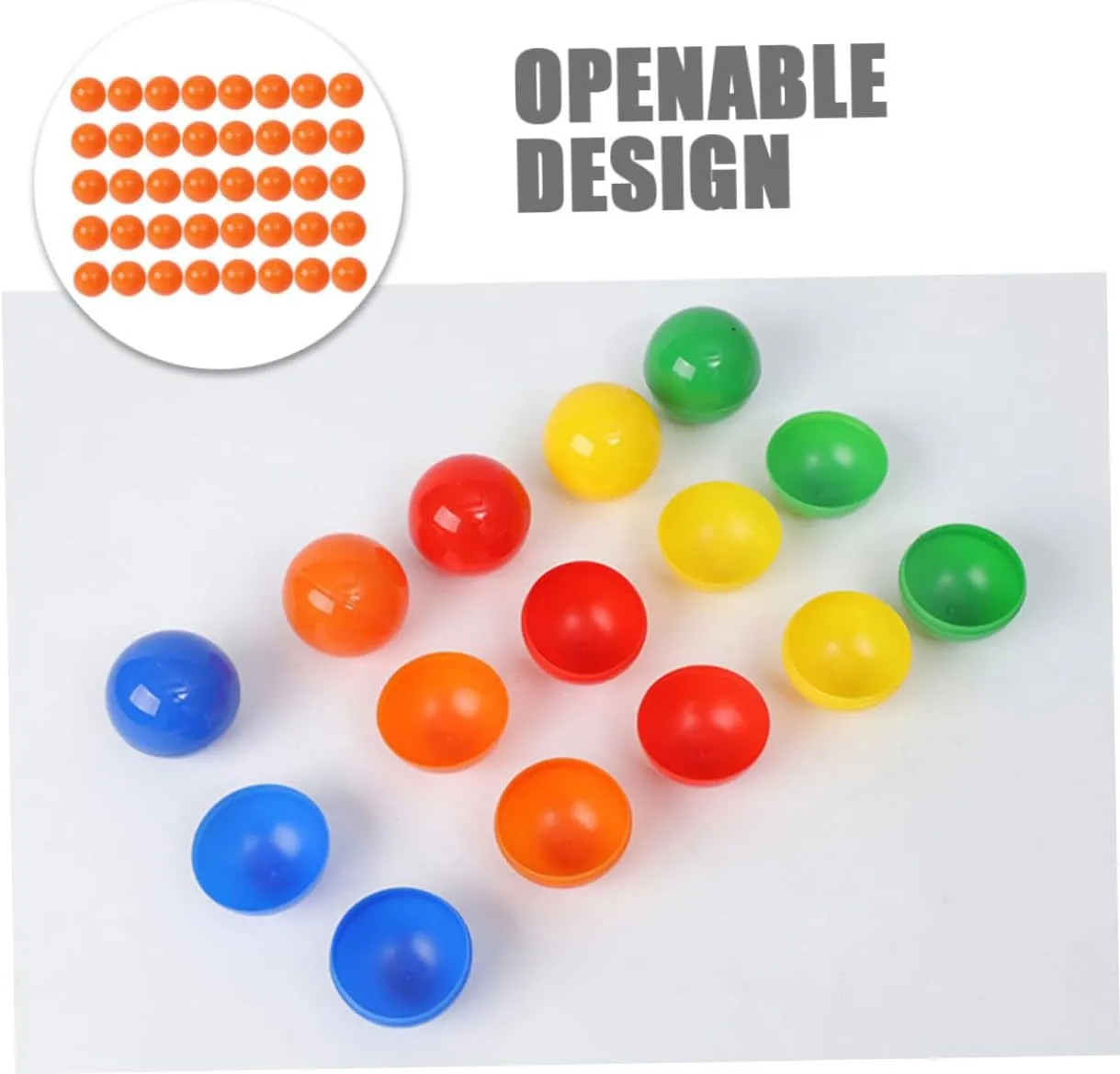 Numbered Balls for Parties Openable Bright Colors 100pcs Plastic Raffle compensate special ponderous depredation Balls 