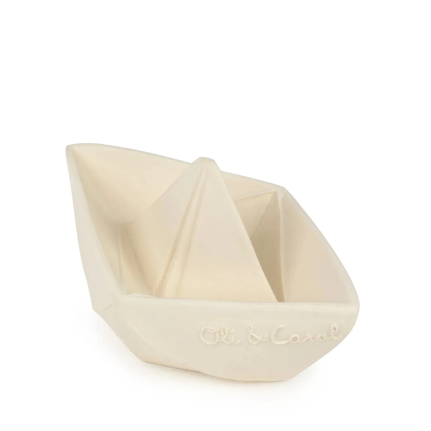 Oli and Carol - Origami Boat - White