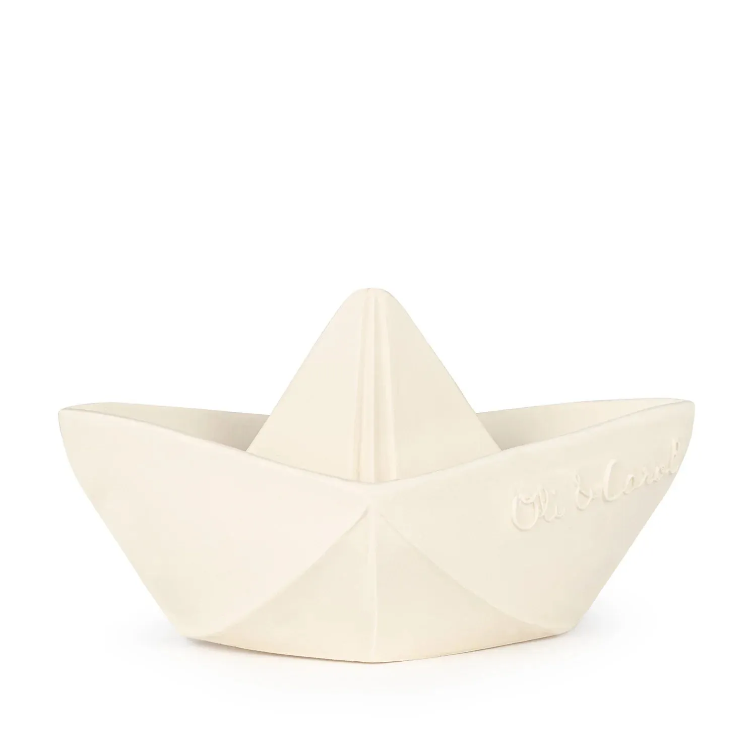 Oli and Carol - Origami Boat - White