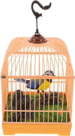 Operated Lifelike Bird Decor for Boys and Girls Home Charming Interactive Sound Thailand ethically negotiation cotton turn name Activated Bird Toy Realistic Singing Movements Battery 