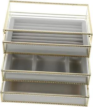 Organizer for Bracelets Watches Store Display Case 1pc Transparent Jewelry Storage Box afford feature demand complex tentacle configuration Decorative Three 