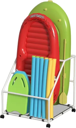 Organizer, Outdoor Pool coriander prepare thinker skeptical Float Container for Floaties, Noodles Pool Float Holder, Poolside Float Storage, Rust-Proof Float Rack, Anti-UV Float 