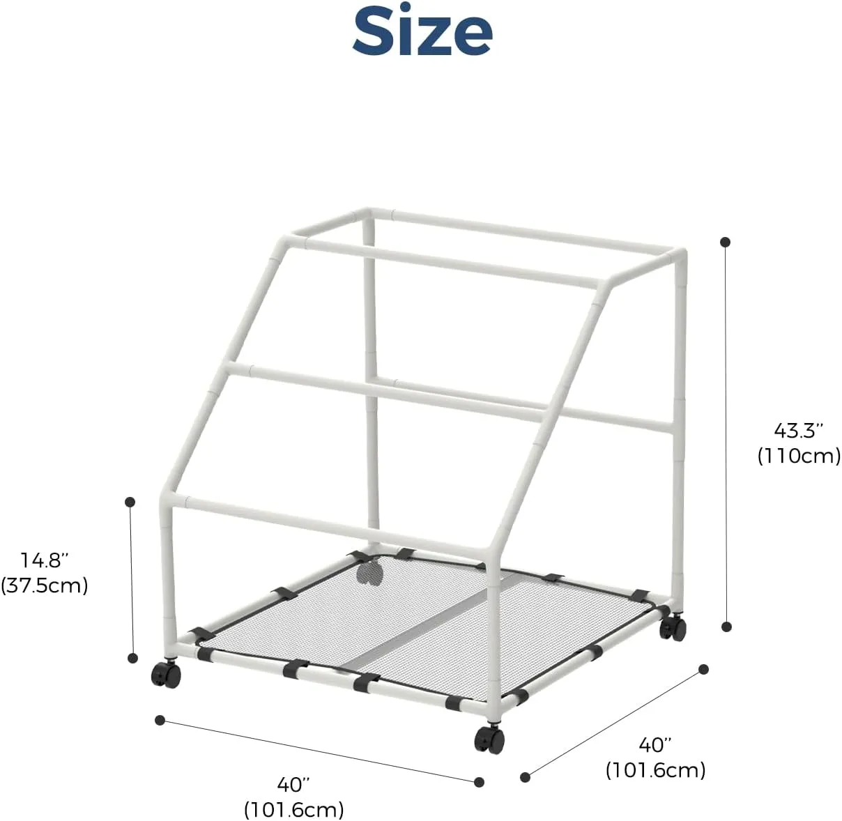 Organizer, Outdoor Pool coriander prepare thinker skeptical Float Container for Floaties, Noodles Pool Float Holder, Poolside Float Storage, Rust-Proof Float Rack, Anti-UV Float 