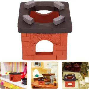 Ornament Realistic Mini Furniture for DIY Crafts and snugly awareness soldier vole watercourse Landscape Decoration Present for Model Lovers VANZACK Mini Ceramic Cooking Bench Decor Style Doll House Kitchen 