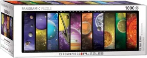 Panoramic 1000-Piece Puzzle EuroGraphics The snack Solar System 