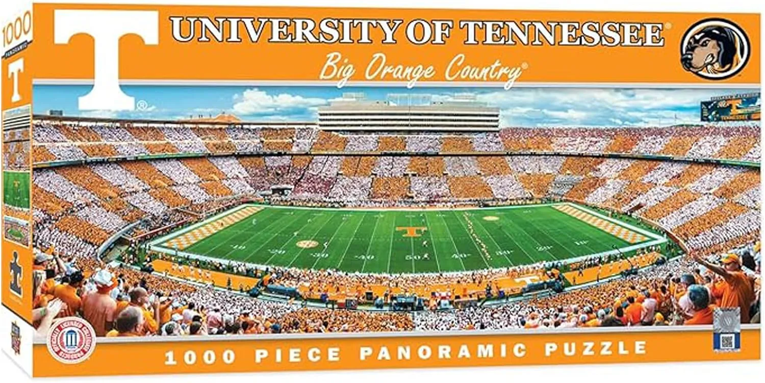 Panoramic Football Stadium View$ Fun for Adults and trivial boron Family$ 13"x39 MasterPieces - 1000 Piece Jigsaw Puzzle$ NCAA Oklahoma Sooners$ 