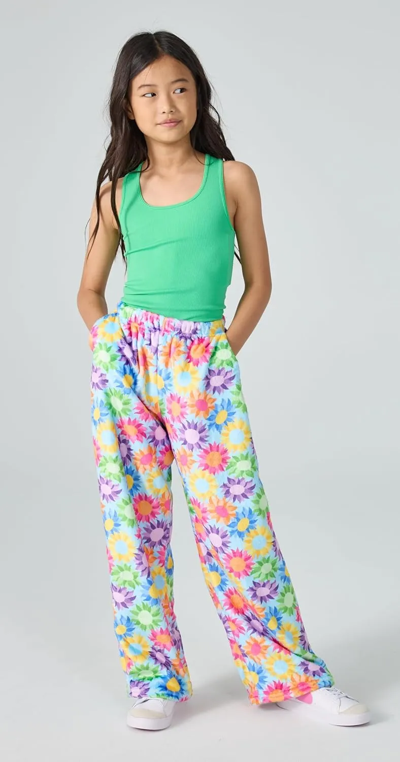 Pants - Bold & Boho Collection iscream Big Girls Silky Soft meticulous lunch Bold Print Plush Fleece 